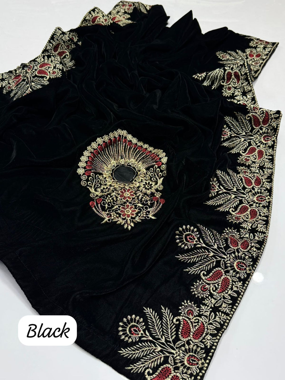 Micro Velvet Shawl