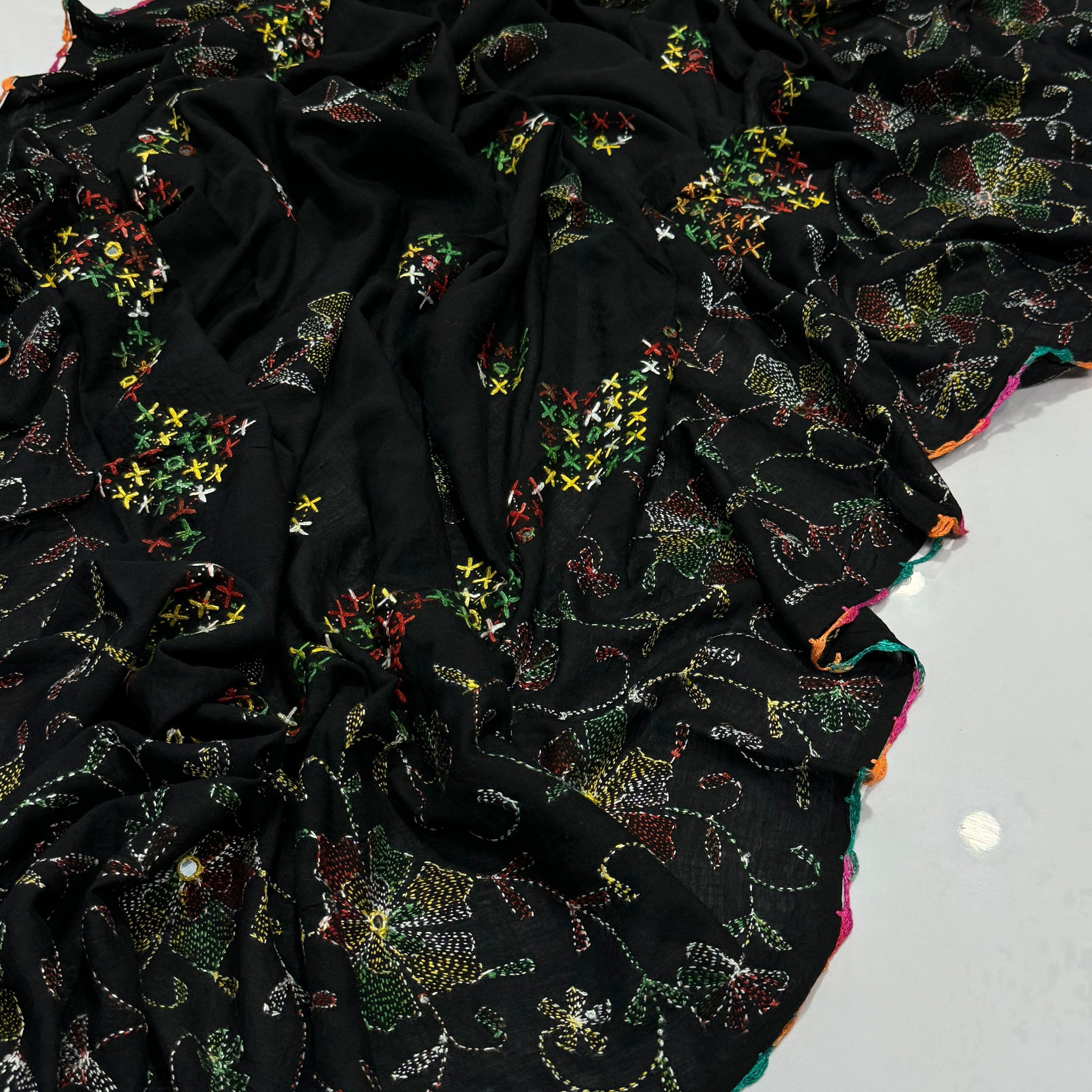 Traditional Multani Embroidered Chadar