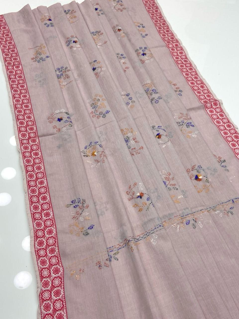 Pure Lawn Stuff 
Hand Embroidered Banarsi Chadar