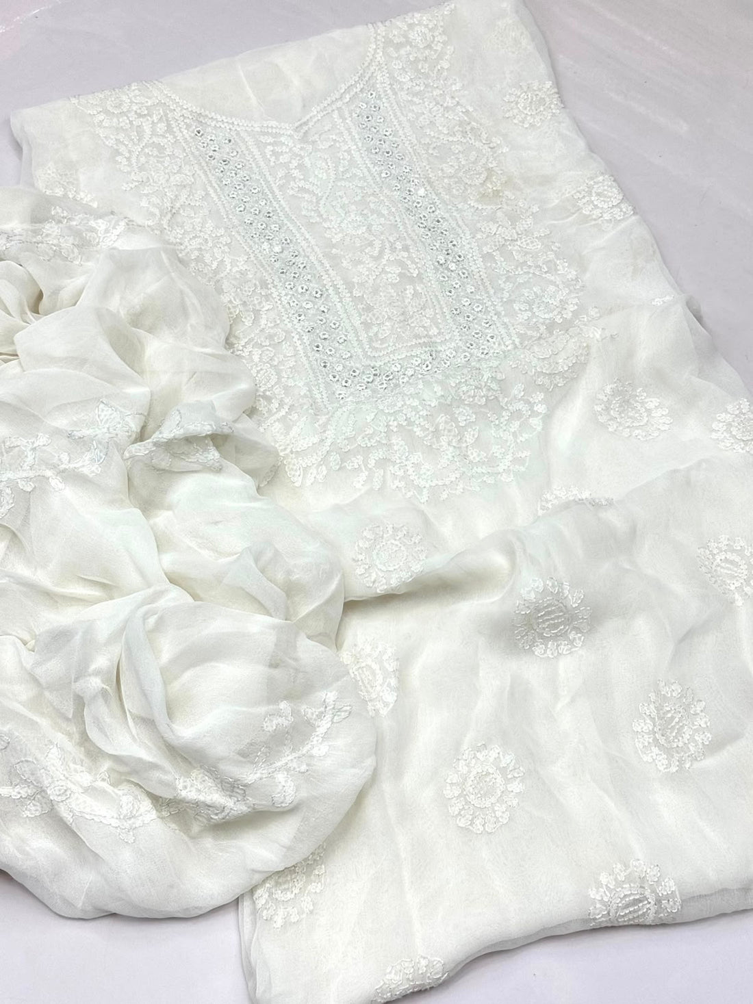 Handmade Multani Embroidery Work 2 Pieces Dress