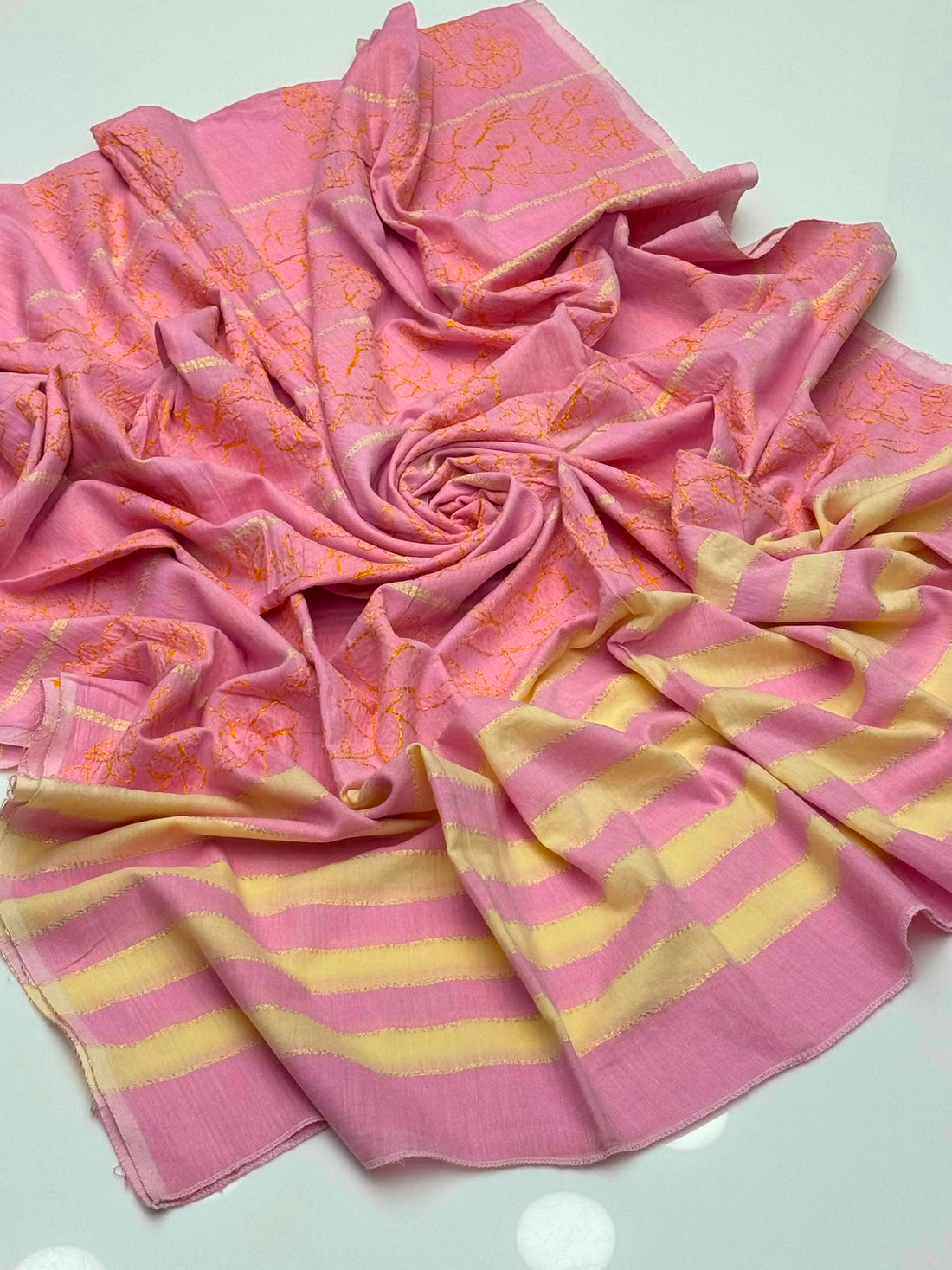 Pure Lawn Banarsi Hand Made Multani Embroidery Chadar