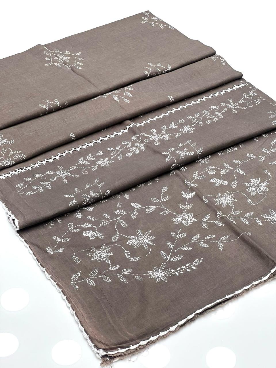 Multani Handmade Pure Lawn Multani HandMade Embroidered With Mirror Chadar