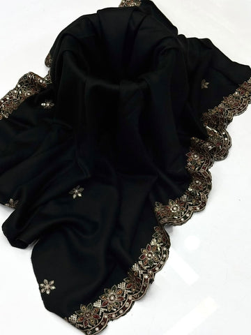 Pashmina Shawl
Beautiful Sequence Border Fancy Shawl