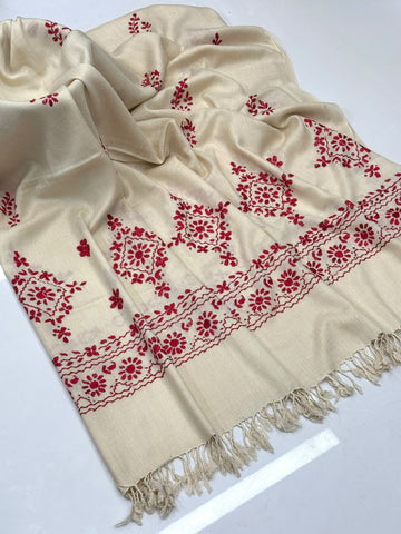 Swati Pashmina Shawl
Hand Made Balochi Embroidery