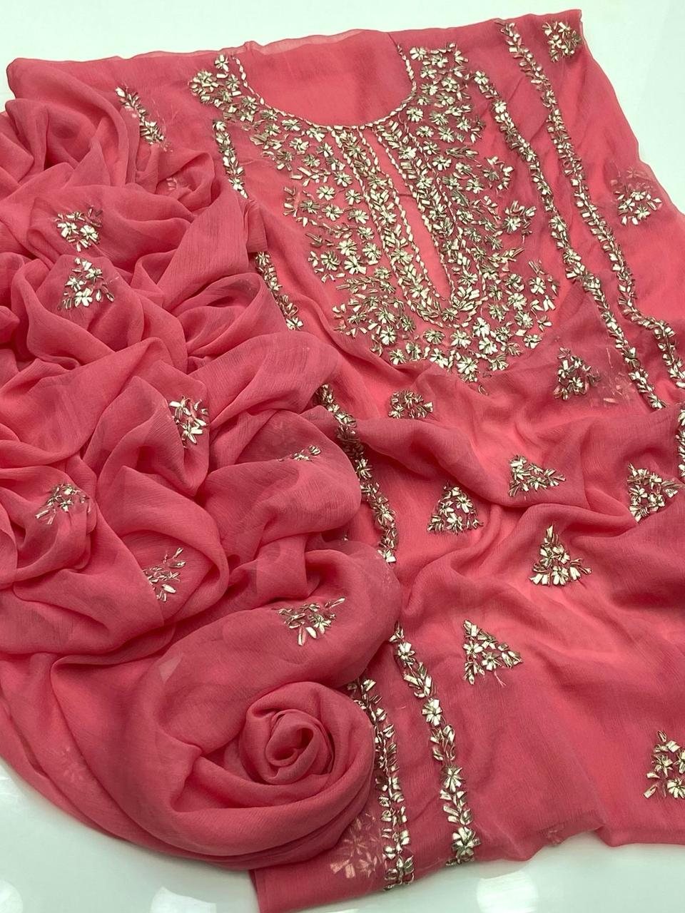Multani Handmade Handmade Multani Gotta 2 Pieces Suit