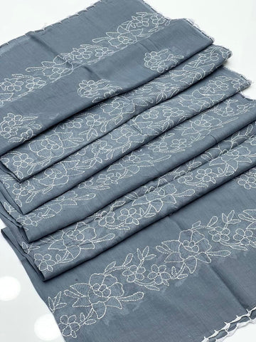 Pure Lawn Fabric
Multani HandMade Embroidery Chadar