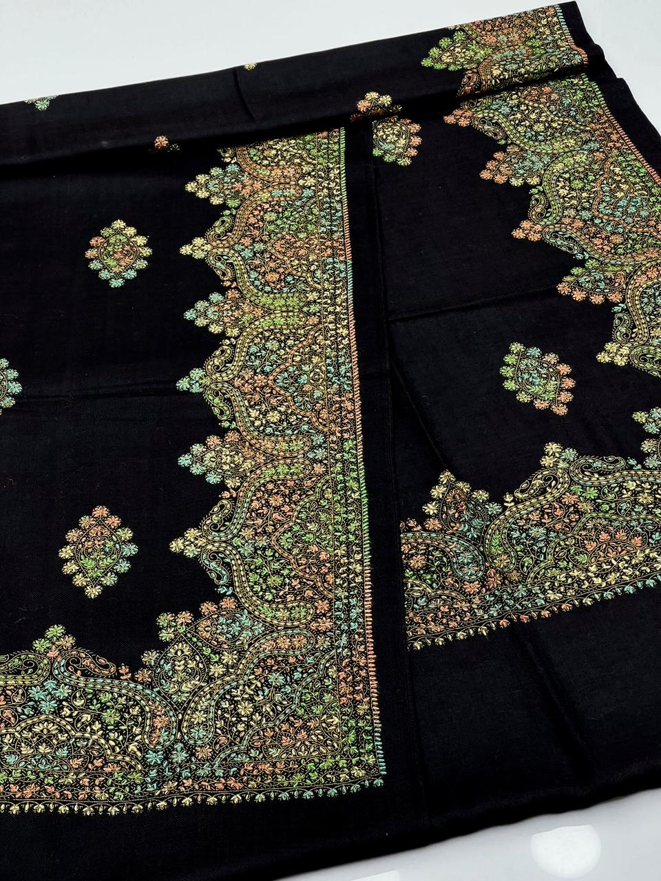 Pashmina Shawl
Hand Made Kashmiri Embroidery With Block Print