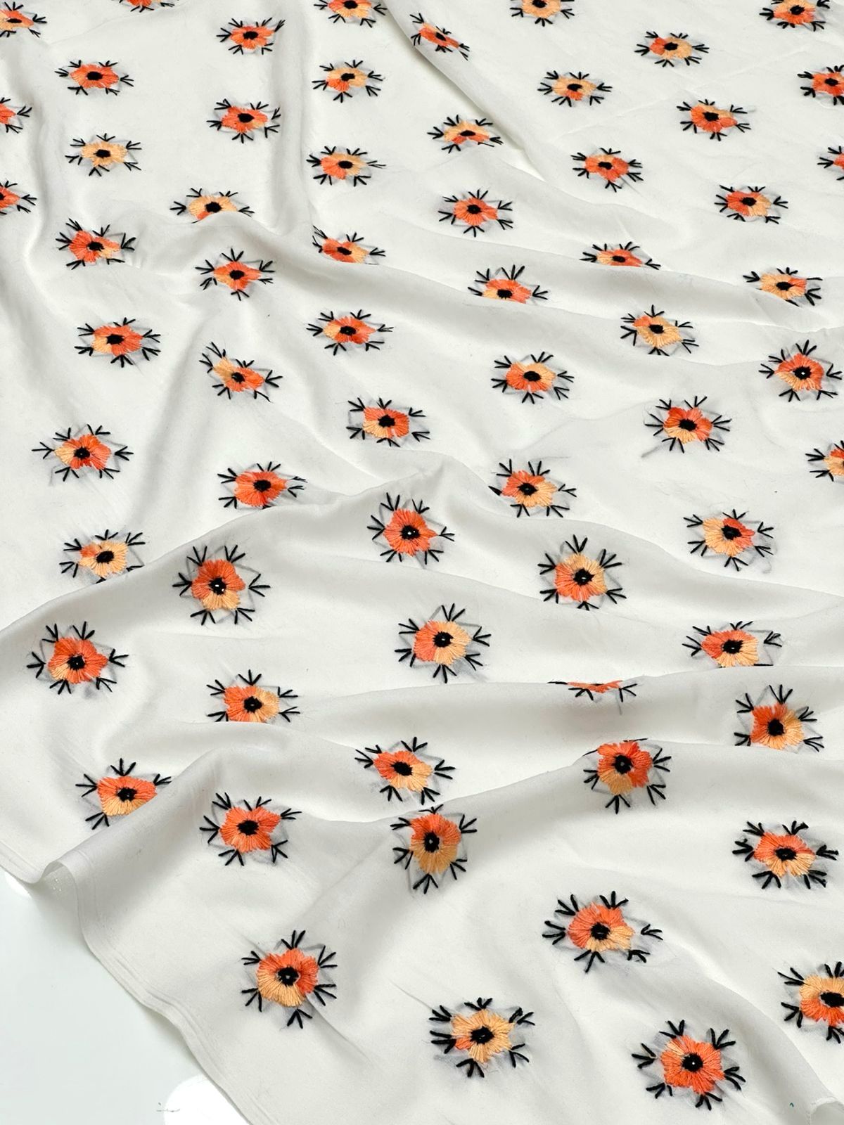 Traditional Multani Hand Made with Mirror Work Swiss Lawn Chadar