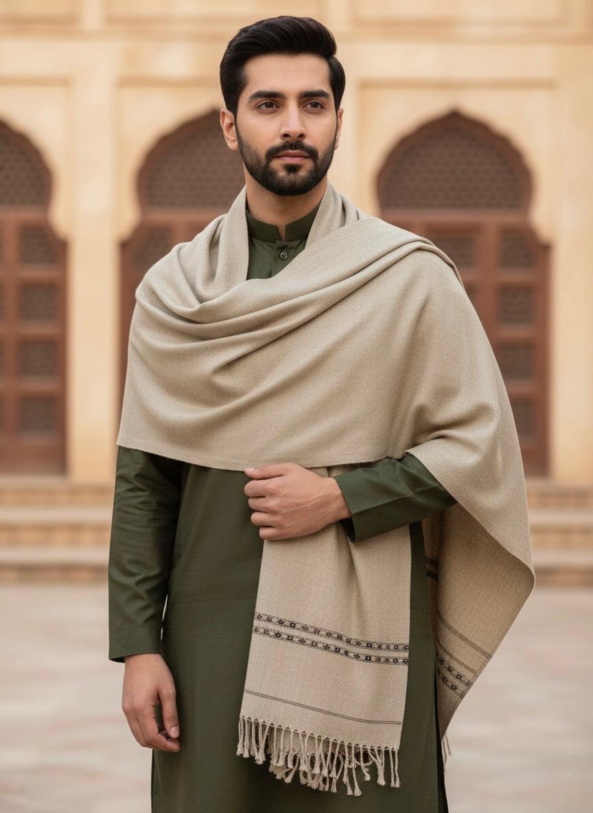 Pure Wool Kashmiri
Gents Shawl