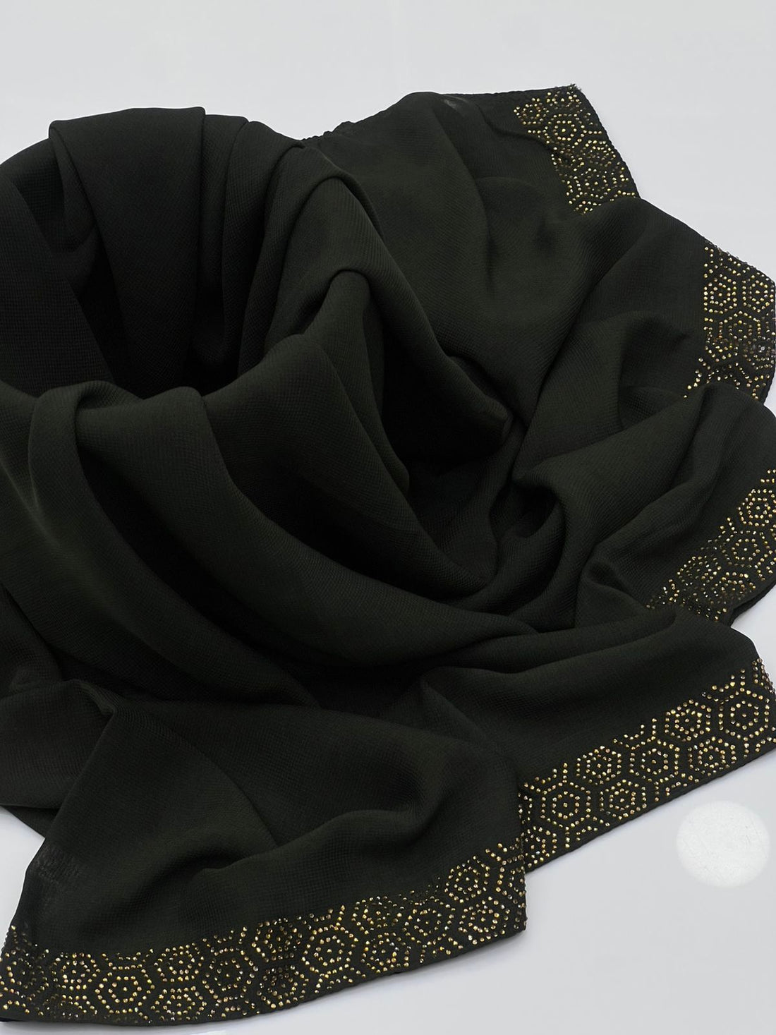 Korean Georgette
Stones Work 1 Sided Border Chadar