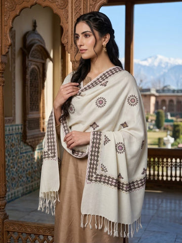 Swati Pashmina Shawl
Hand Made Balochi Embroidery