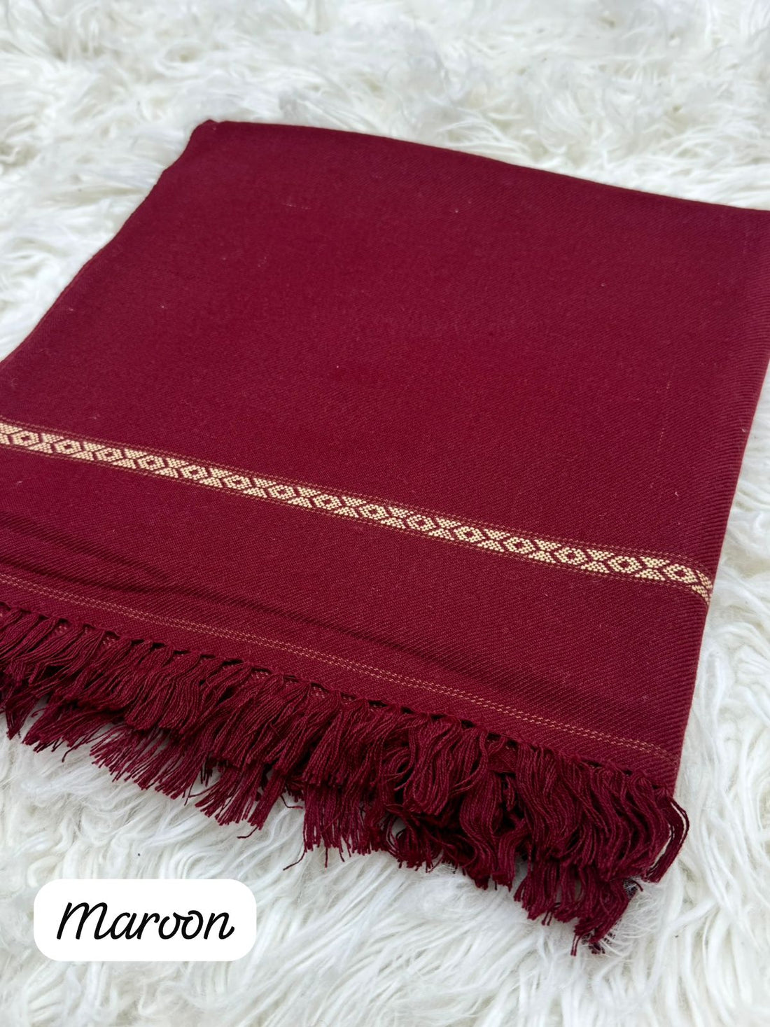 Acrylic Wool Gents Shawl