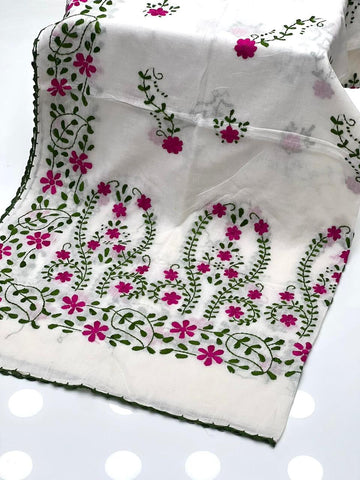Pure Lawn
Hand Made Multani Embroidery Chadar