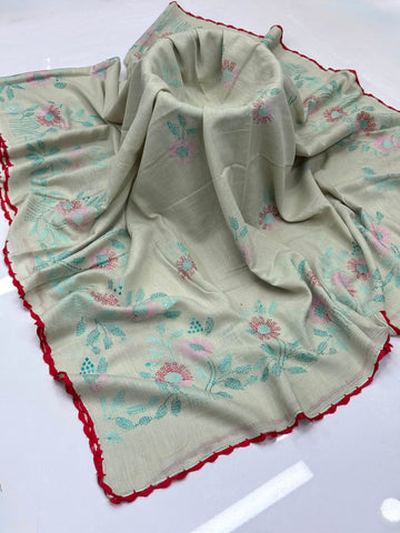 Pure Lawn
Hand Made Multani Embroidery Chadar