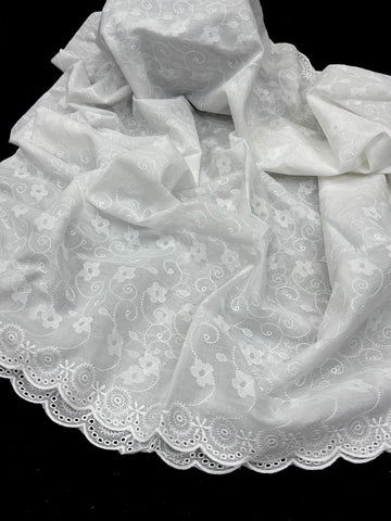 Pure Lawn
Machine ChickenKari Embroidery Chadar