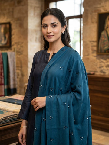 Pashmina Shawl
Beautiful Hand Made Mirror Work