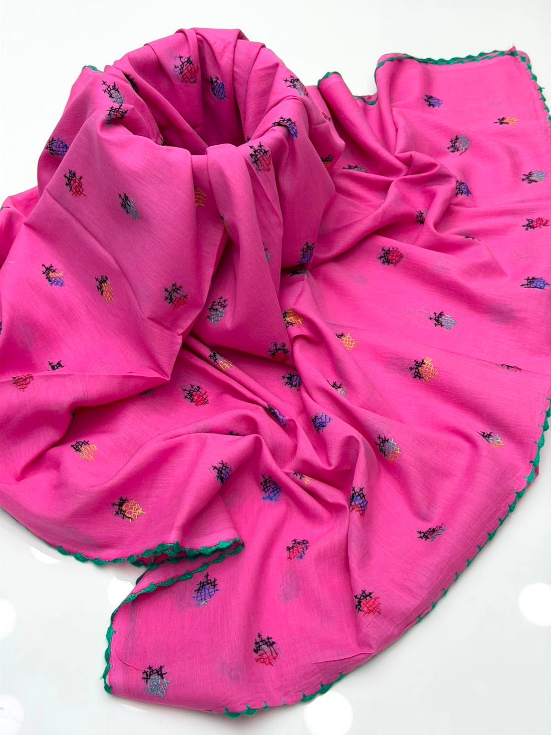 Pure Lawn
Hand Made Multani Embroidery Chadar