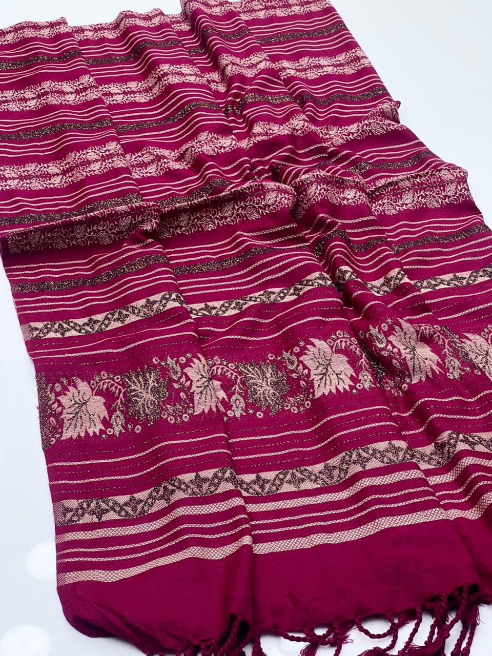 Pashmina Shawl
Banarsi Shawl With Sequence And Velvet Touch