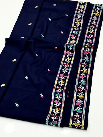 Swiss Lawn
Machine Cross Stitch Embroidery Chadar