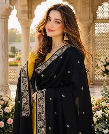 Swiss Lawn
Beautiful Machine Embroidery Chadar