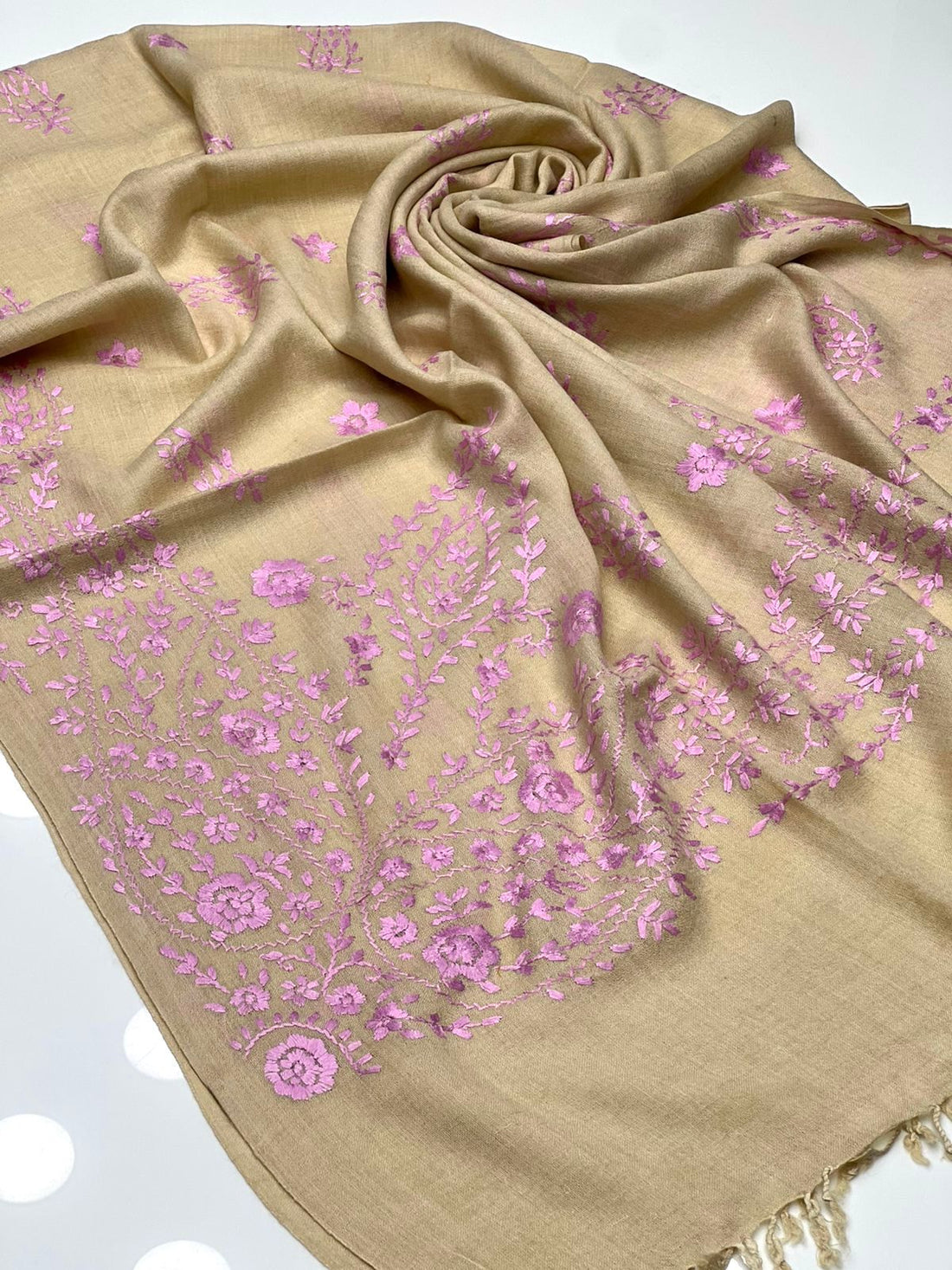 Swati Pashmina Shawl
Hand Made Multani Embroidery