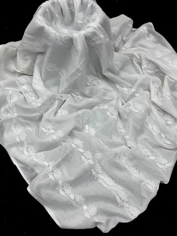 Pure Lawn
Machine ChickenKari Embroidery Chadar