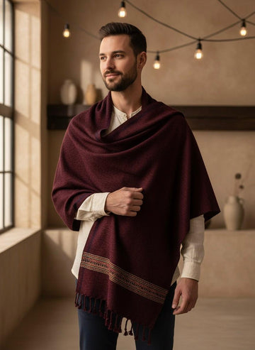 Gents Khaddi Velvet Shawl